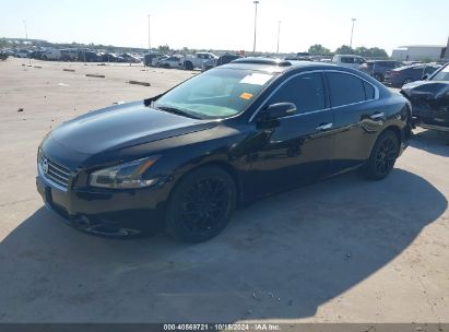 2014 NISSAN MAXIMA 3.5 SV Black  Gasoline 1N4AA5AP5EC487931 photo #3