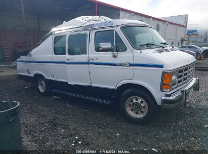 1990 DODGE RAM VAN B250 White  Gasoline 2B7HB21Y3LK754476 photo #1