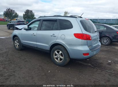 2008 HYUNDAI SANTA FE GLS Light Blue  Gasoline 5NMSG73D28H215788 photo #4