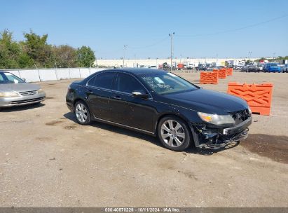 2010 ACURA RL 3.7 Black  Gasoline JH4KB2F6XAC000242 photo #1