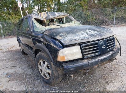 2001 OLDSMOBILE BRAVADA Black  Gasoline 1GHDT13W112193435 photo #1