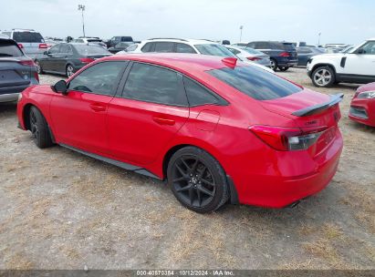 2022 HONDA CIVIC SI SEDAN Red  Gasoline 2HGFE1E50NH470782 photo #4