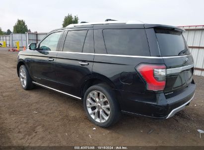 2019 FORD EXPEDITION PLATINUM Black  Gasoline 1FMJU1MT9KEA84081 photo #4