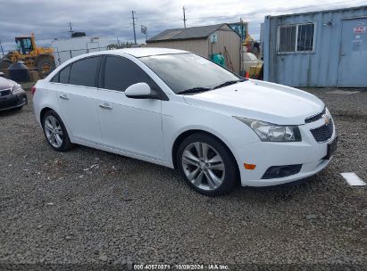 2013 CHEVROLET CRUZE LTZ White  Gasoline 4JGAB54E5XA107899 photo #1