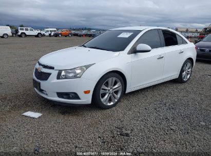 2013 CHEVROLET CRUZE LTZ White  Gasoline 4JGAB54E5XA107899 photo #3