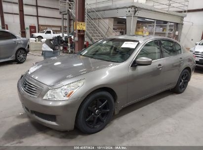 2009 INFINITI G37X Silver  Gasoline JNKCV61F99M358206 photo #3