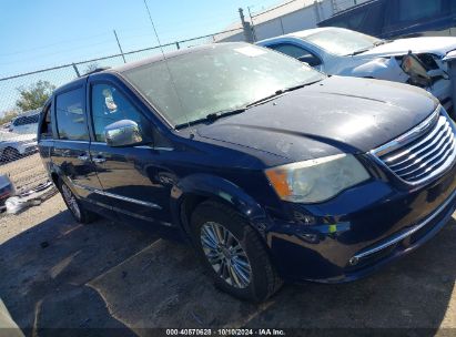 2013 CHRYSLER TOWN & COUNTRY TOURING-L Blue  Flexible Fuel 2C4RC1CG7DR572580 photo #1