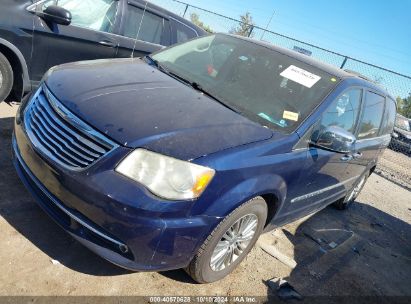 2013 CHRYSLER TOWN & COUNTRY TOURING-L Blue  Flexible Fuel 2C4RC1CG7DR572580 photo #3