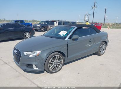 2019 AUDI A3 40 PREMIUM Gray  Gasoline WAU6ULFF2K1032664 photo #3