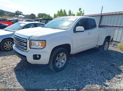 2016 GMC CANYON SLE White  Gasoline 1GTH5CE39G1338560 photo #3