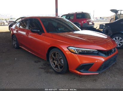 2022 HONDA CIVIC SI SEDAN Orange  Gasoline 2HGFE1E57NH472190 photo #1