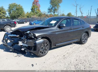 2022 BMW X4 XDRIVE30I Black  Gasoline 5UX33DT05N9M78715 photo #3