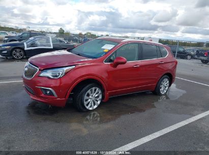 2017 BUICK ENVISION ESSENCE Red  Gasoline LRBFXDSA6HD148935 photo #3