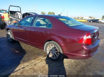 2011 FORD FUSION SEL Maroon  Flexible Fuel 3FAHP0JG8BR280057 photo #4