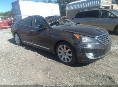 2012 HYUNDAI EQUUS ULTIMATE Black  Gasoline KMHGH4JH4CU044322 photo #1