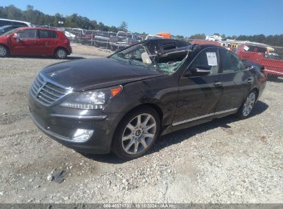 2012 HYUNDAI EQUUS ULTIMATE Black  Gasoline KMHGH4JH4CU044322 photo #3