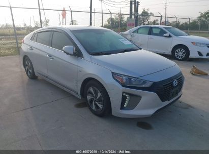 2018 HYUNDAI IONIQ HYBRID SEL Silver  Hybrid KMHC75LC1JU102957 photo #1