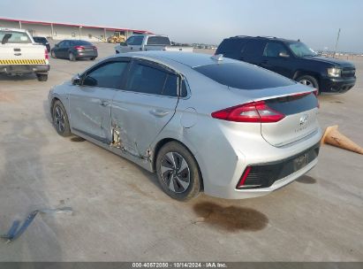 2018 HYUNDAI IONIQ HYBRID SEL Silver  Hybrid KMHC75LC1JU102957 photo #4