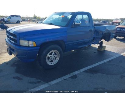 1996 DODGE RAM 1500 Blue  Gasoline 1B7HC16Z4TS675591 photo #3