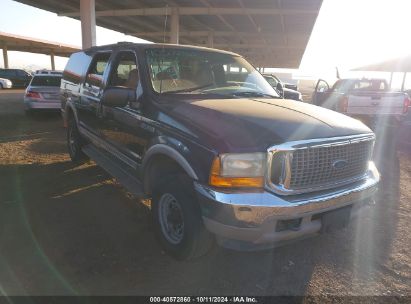 2000 FORD EXCURSION LIMITED Black  Gasoline 1FMNU43S3YED28473 photo #1