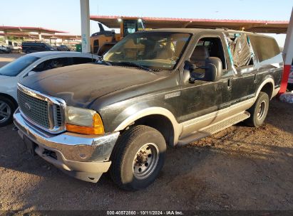 2000 FORD EXCURSION LIMITED Black  Gasoline 1FMNU43S3YED28473 photo #3