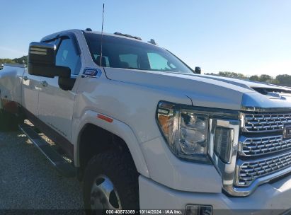 2022 GMC SIERRA 3500HD 4WD  LONG BED DENALI White  Diesel 1GT49WEY1NF160739 photo #1