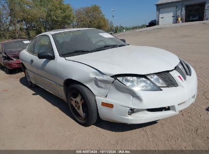 2003 PONTIAC SUNFIRE White  Gasoline 1G2JB12F437237001 photo #1