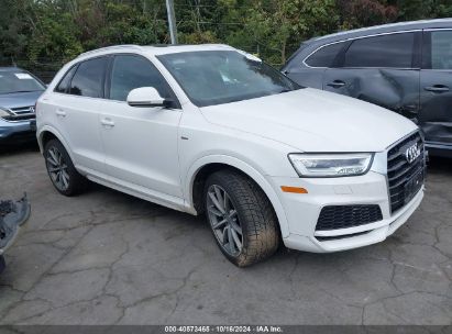 2018 AUDI Q3 2.0T PREMIUM/2.0T SPORT PREMIUM White  Gasoline WA1JCCFS3JR025830 photo #1