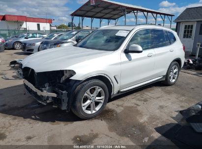 2019 BMW X3 XDRIVE30I White  Gasoline 5UXTR9C59KLP85665 photo #3