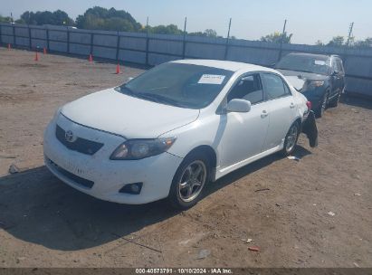 2009 TOYOTA COROLLA S White  Gasoline 1NXBU40E09Z056103 photo #3