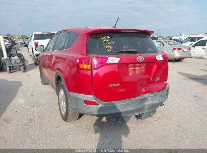 2015 TOYOTA RAV4 LE Burgundy  Gasoline 2T3BFREV8FW266399 photo #4