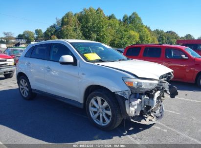 2015 MITSUBISHI OUTLANDER SPORT ES White  Gasoline 4A4AP3AU0FE043146 photo #1