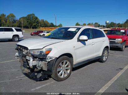 2015 MITSUBISHI OUTLANDER SPORT ES White  Gasoline 4A4AP3AU0FE043146 photo #3