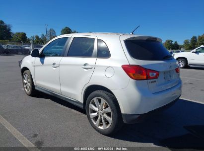 2015 MITSUBISHI OUTLANDER SPORT ES White  Gasoline 4A4AP3AU0FE043146 photo #4