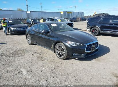 2021 INFINITI Q60 LUXE AWD Black  Gasoline JN1EV7KL8MM470270 photo #1