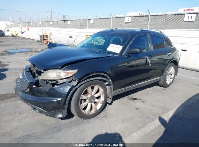 2008 INFINITI FX35 Black  Gasoline JNRAS08U38X100036 photo #3