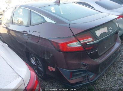 2018 HONDA CLARITY PLUG-IN HYBRID TOURING Burgundy  Hybrid JHMZC5F31JC003310 photo #4