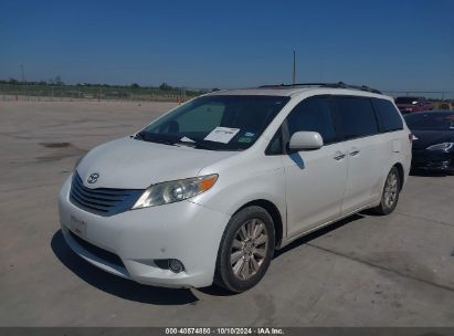 2011 TOYOTA SIENNA LTD White  Gasoline 5TDYK3DCXBS091264 photo #3