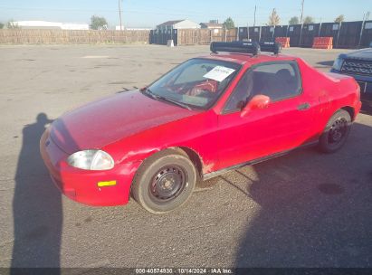 1997 HONDA DEL SOL S Red  Gasoline JHMEH6146VS001649 photo #3