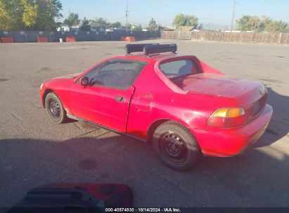 1997 HONDA DEL SOL S Red  Gasoline JHMEH6146VS001649 photo #4