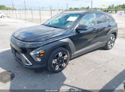 2024 HYUNDAI KONA SEL Black  Gasoline KM8HB3AB2RU122343 photo #3