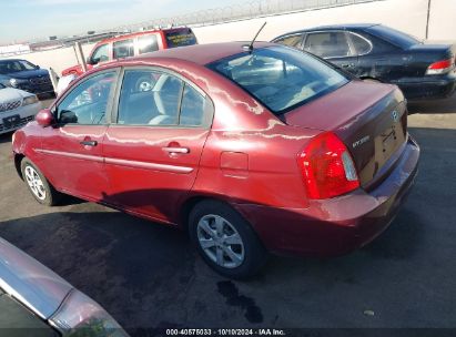 2010 HYUNDAI ACCENT GLS Maroon  Gasoline KMHCN4ACXAU417341 photo #4