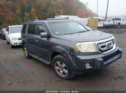 2011 HONDA PILOT EX-L Gray  Gasoline 5FNYF4H76BB012880 photo #1