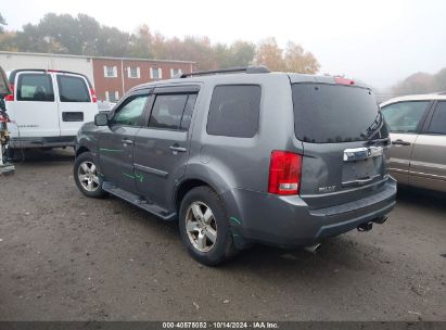 2011 HONDA PILOT EX-L Gray  Gasoline 5FNYF4H76BB012880 photo #4