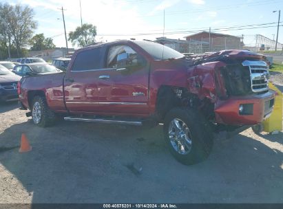 2019 CHEVROLET SILVERADO 2500HD HIGH COUNTRY Burgundy  Diesel 1GC1KUEY6KF150795 photo #1