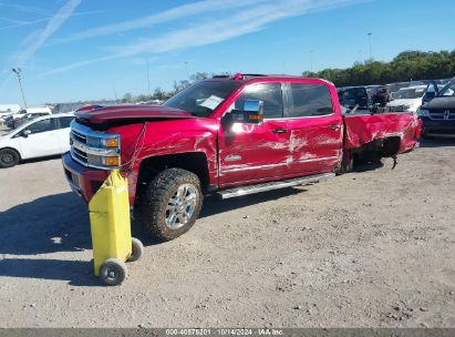 2019 CHEVROLET SILVERADO 2500HD HIGH COUNTRY Burgundy  Diesel 1GC1KUEY6KF150795 photo #3