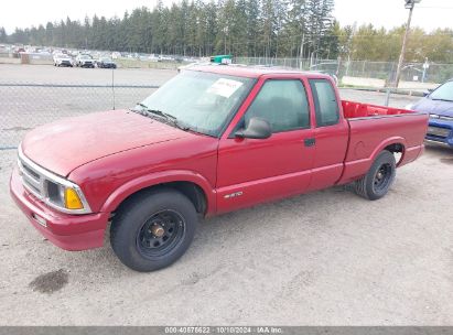 1996 CHEVROLET S TRUCK S10 Red  Gasoline 1GCCS1941T8228923 photo #3