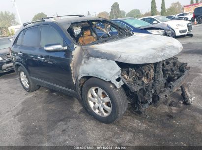 2012 KIA SORENTO LX Black  Gasoline 5XYKT4A63CG231256 photo #1