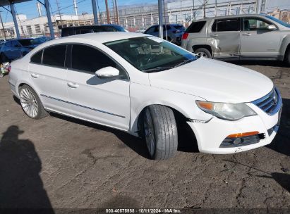 2009 VOLKSWAGEN CC SPORT White  Gasoline WVWML73C99E568769 photo #1