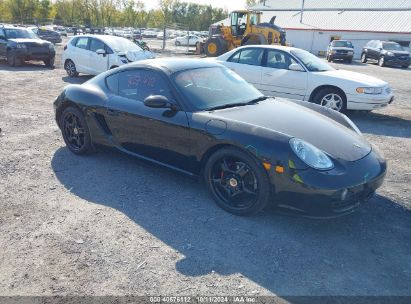 2007 PORSCHE CAYMAN Black  Gasoline WP0AA29877U761987 photo #1